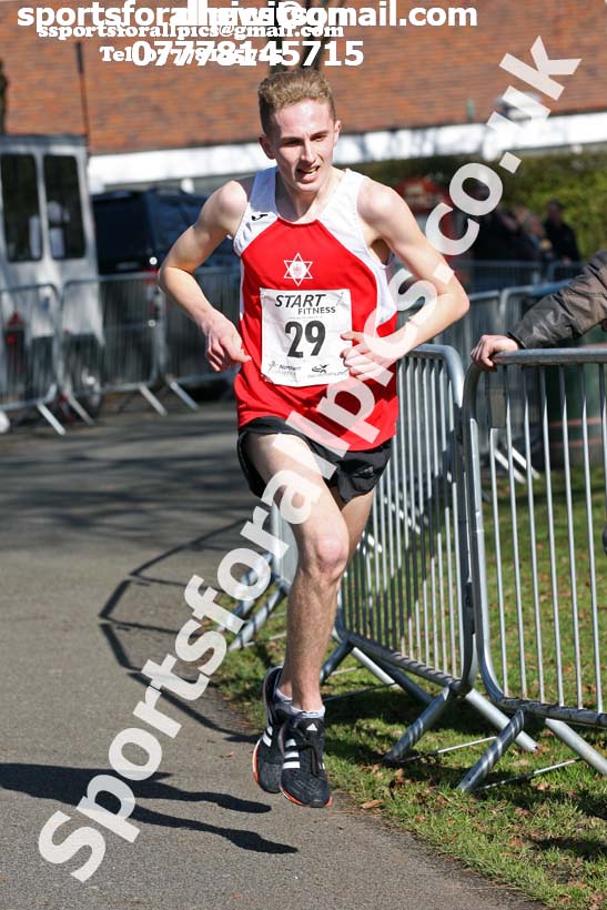 Mens under-17s Northern Athletics 5k Champs., Birkenhead Park. Photo: David T. Hewitson/Sports for All Pics
